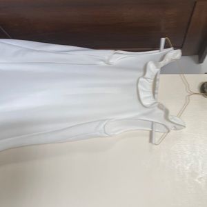 White never been worn mini swing dress